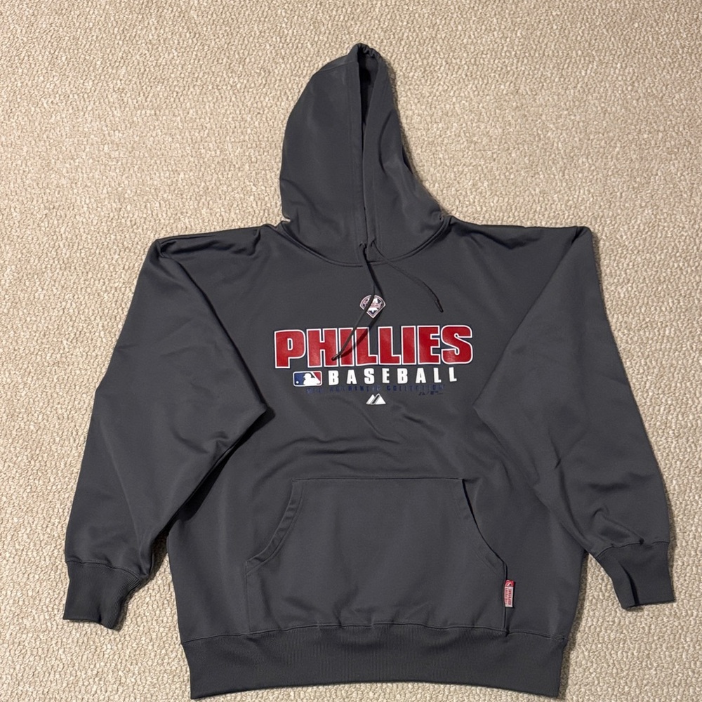 Majestic Authentic Collection Philadelphia Phillies Therma Base Hoodie